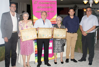 La Asociacin de Comerciantes celebr su cena-homenaje con reconocimientos a empresas y comercios histricos de Totana