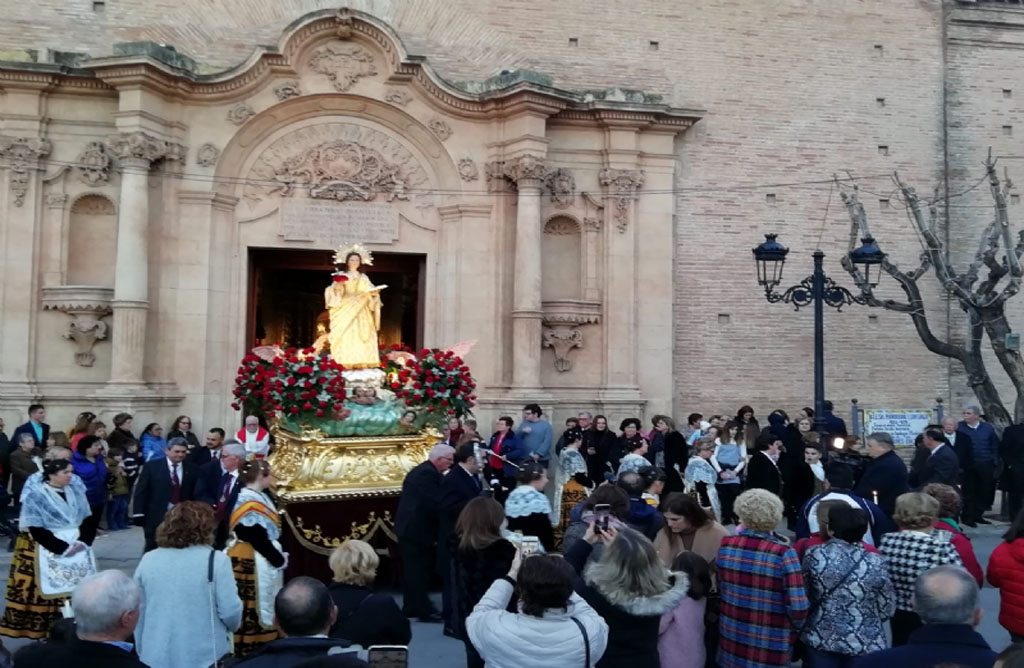 La Procesin Solenne con la imagen de Santa Eulalia se celebro el pasado dia 10 de Diciembre a las 5.30 de la tarde.