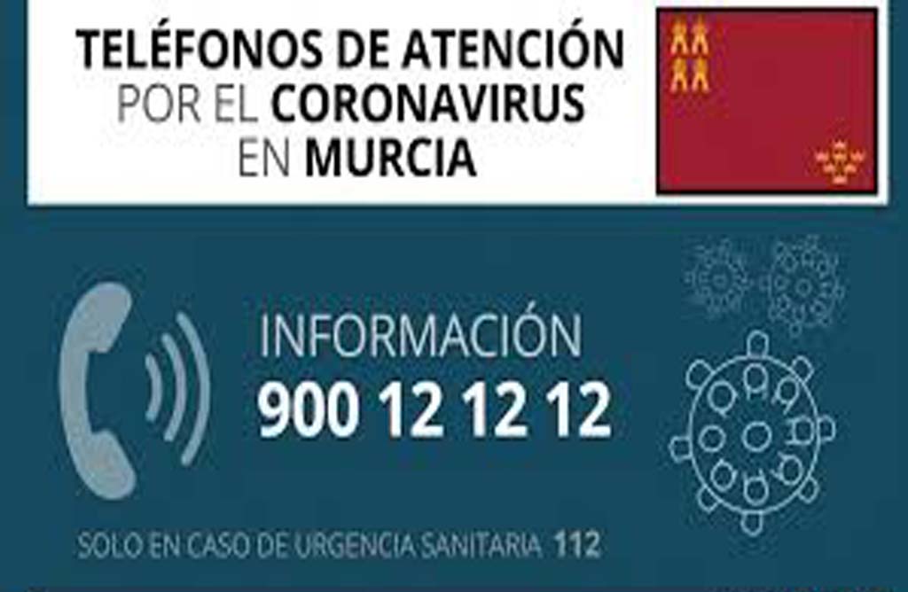 La Regin de Murcia registra un total de 455 contagios y 29 fallecidos.