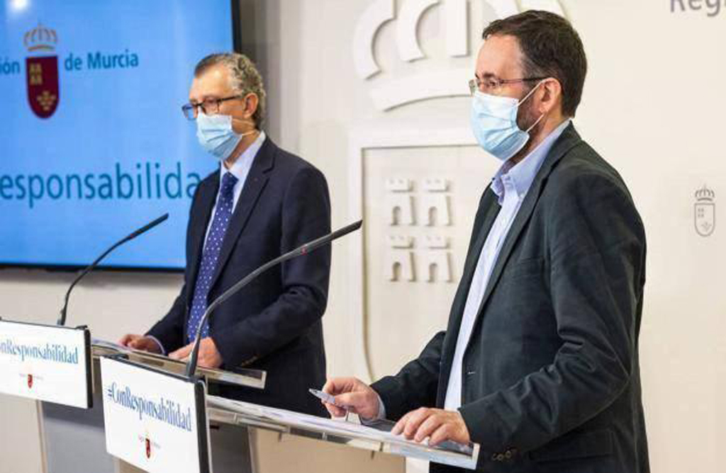 La consejeria de Salud establece nuevas medidas sanitarias en la region de Murcia para evitar contagios de Covid 19