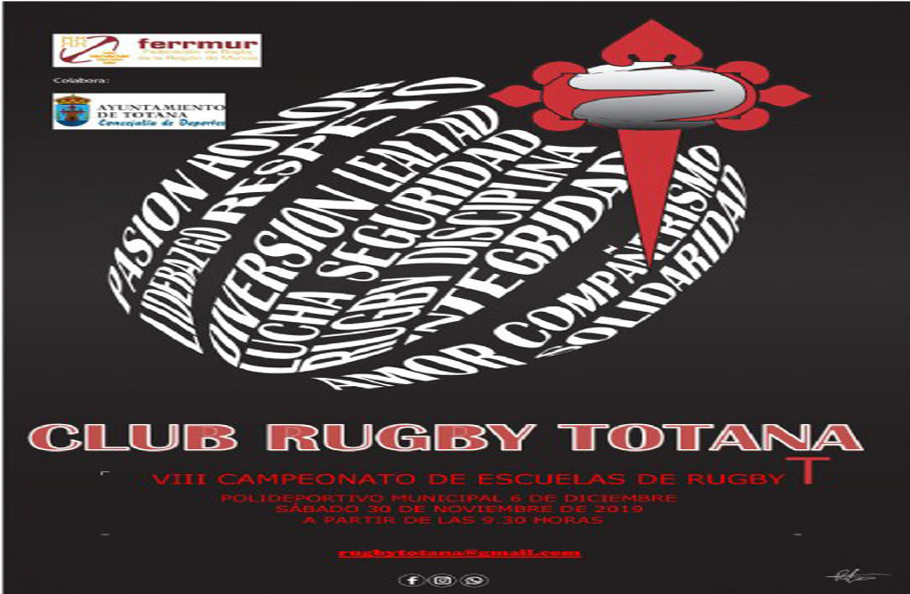 Este sbado 30 de noviembre Totana vive el VIII campeonato de escuelas de rugby Ciudad de Totana