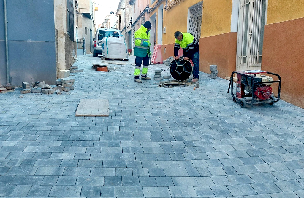 Las obras de la calle San Cristóbal entran en la recta final